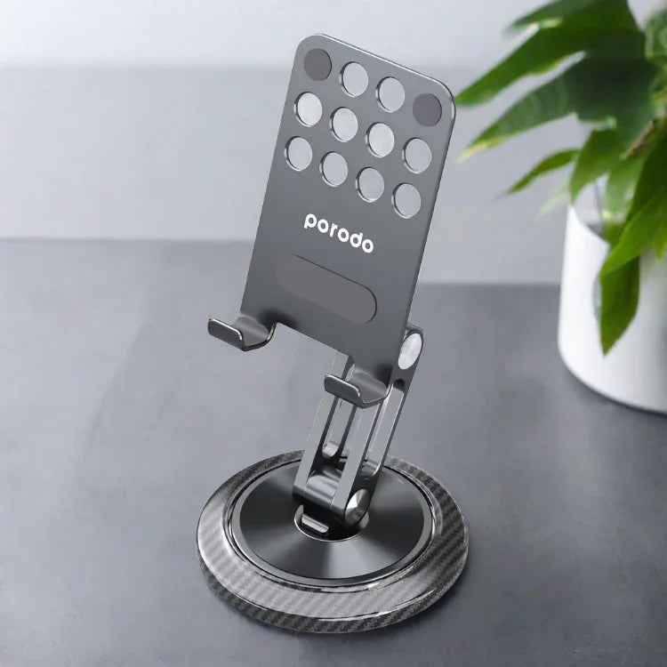 Porodo 360° Rotating Multi-Joint Mobile & Tablet Stand - Tashqila Porodo 360° Rotating Multi-Joint Mobile & Tablet Stand - Tashqila